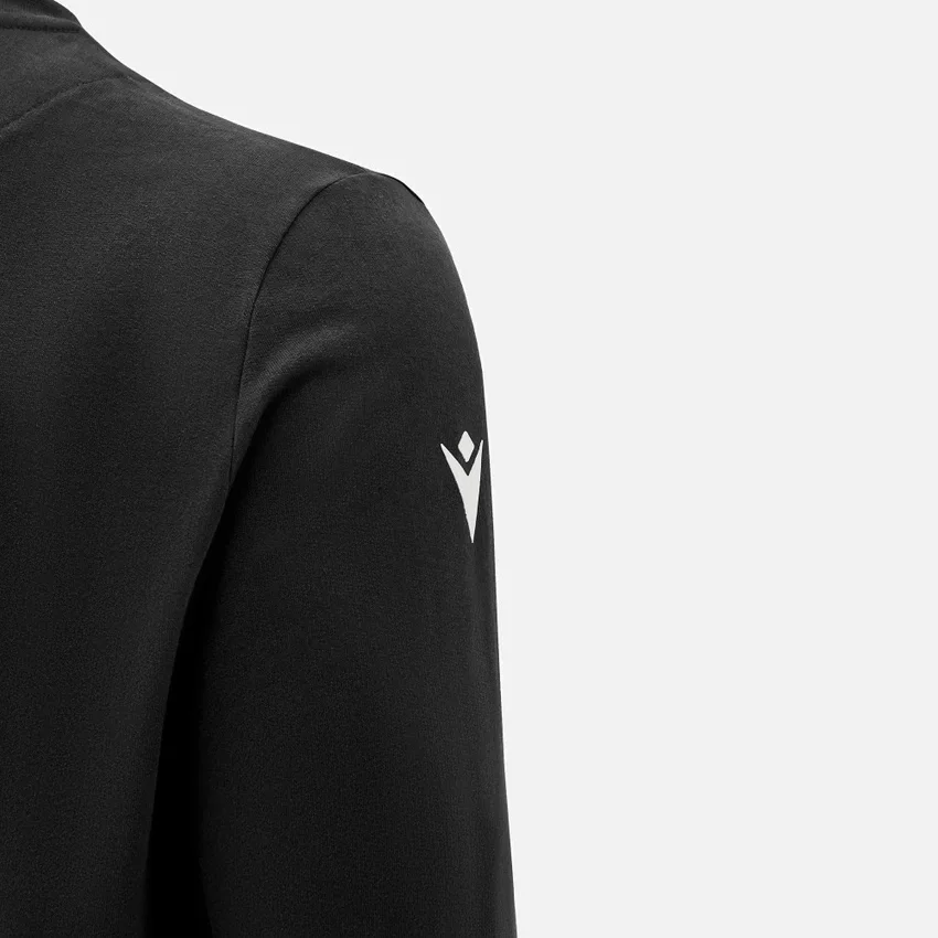 Unibo-Kollektion Schwarzes, ungebürstetes Sweatshirt mit Rundhalsausschnitt für Senioren Unibo-Kollektion Schwarzes, ungebürstetes Sweatshirt mit Rundhalsausschnitt für Senioren