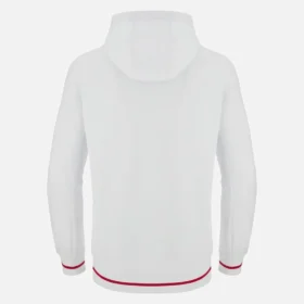 Unibo-Kollektion: Weißer Hoodie mit gebürsteter Innenseite für Senioren Unibo-Kollektion: Weißer Hoodie mit gebürsteter Innenseite für Senioren