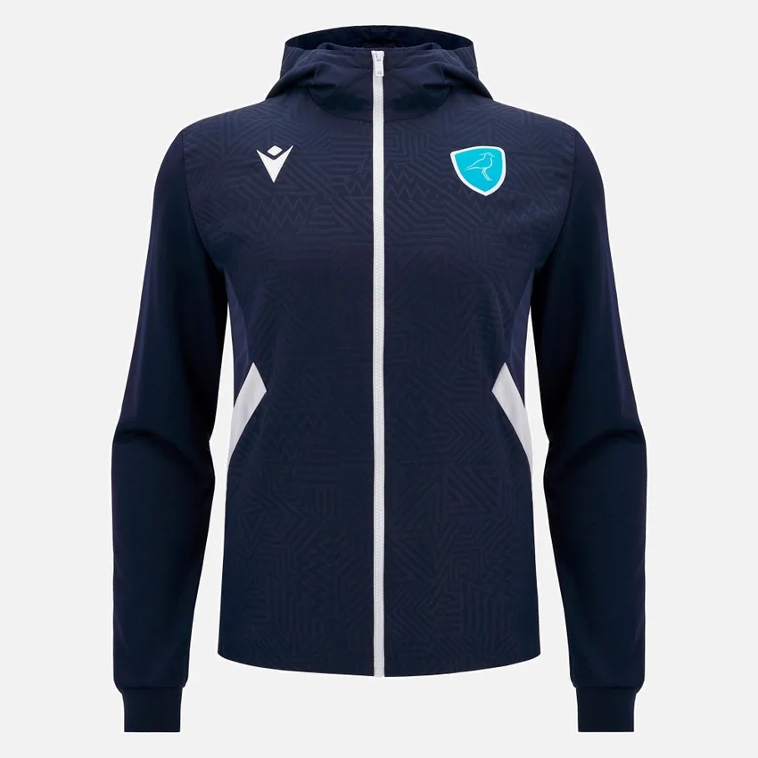 Uruguay Rugby 2025/26 Warm-up-Sweatshirt für Erwachsene mit durchgehendem Reißverschluss Uruguay Rugby 2025/26 Warm-up-Sweatshirt für Erwachsene mit durchgehendem Reißverschluss