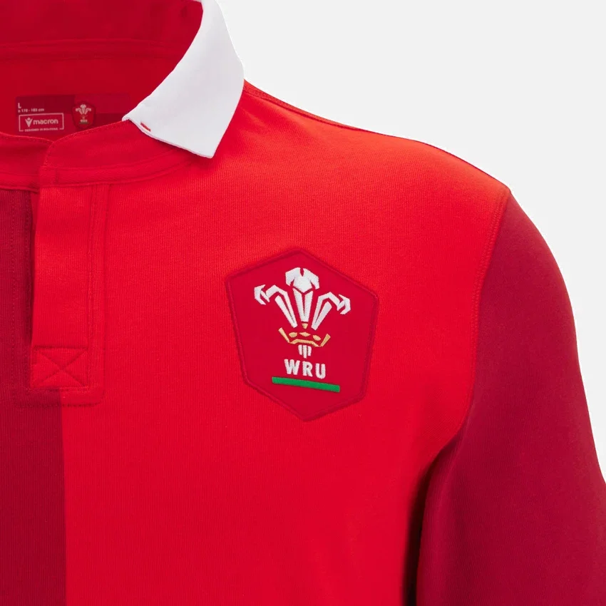 Welsh Rugby 2025/26 Heim-Hemd aus Baumwolle Welsh Rugby 2025/26 Heim-Hemd aus Baumwolle