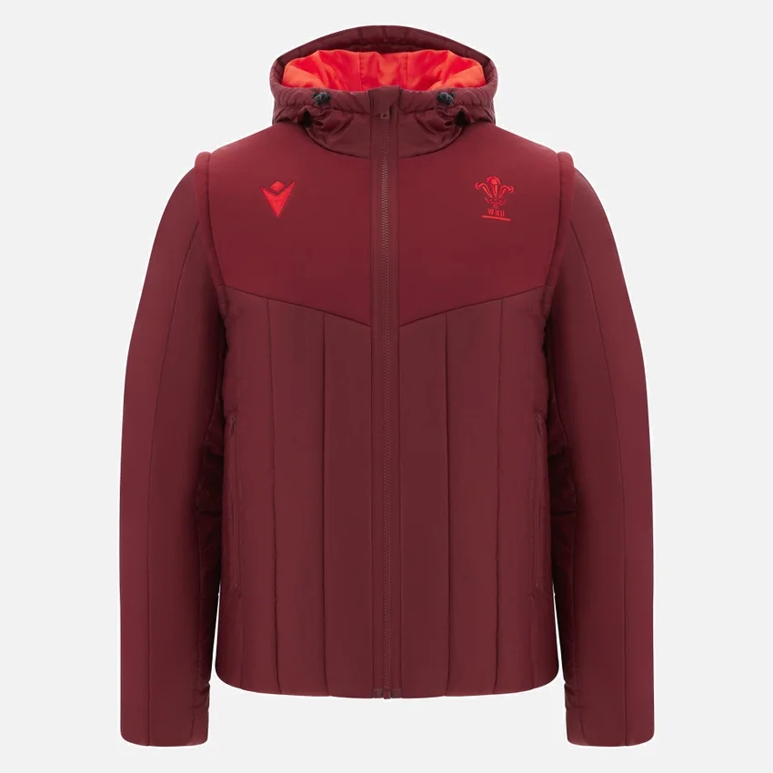 Welsh Rugby 2025/26 Reise-Bomberjacke Welsh Rugby 2025/26 Reise-Bomberjacke