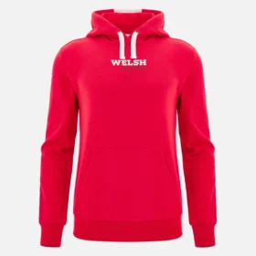 Welsh Rugby 2025/26 Roter Fan-Hoodie Welsh Rugby 2025/26 Roter Fan-Hoodie