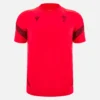 Welsh Rugby 2025/26 Rotes Trainings-T-Shirt Welsh Rugby 2025/26 Rotes Trainings-T-Shirt