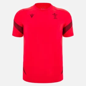 Welsh Rugby 2025/26 Rotes Trainings-T-Shirt
