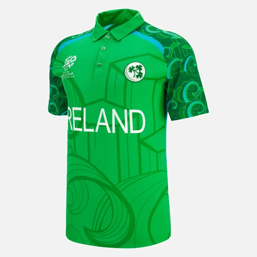 Weltmeisterschaft 2026 Irland Cricket-Team T-20-Spielhemd Weltmeisterschaft 2026 Irland Cricket-Team T-20-Spielhemd