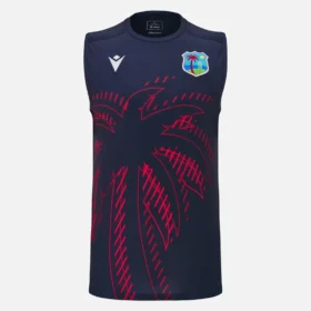 West Indies Cricket 2025/26 Ärmelloses Trainingshemd für Erwachsene