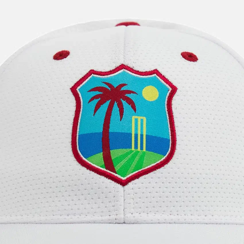 West Indies Cricket 2025/26 Weiße Caps West Indies Cricket 2025/26 Weiße Caps