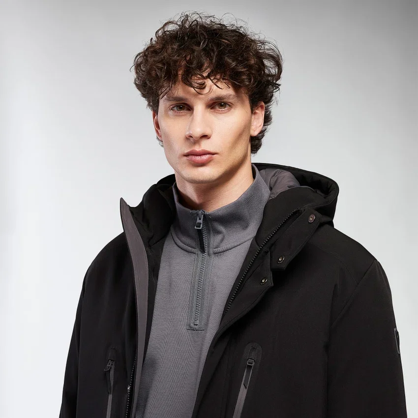 Winterfall – gefütterte, wasserdichte Jacke mit Kapuze Winterfall – gefütterte, wasserdichte Jacke mit Kapuze