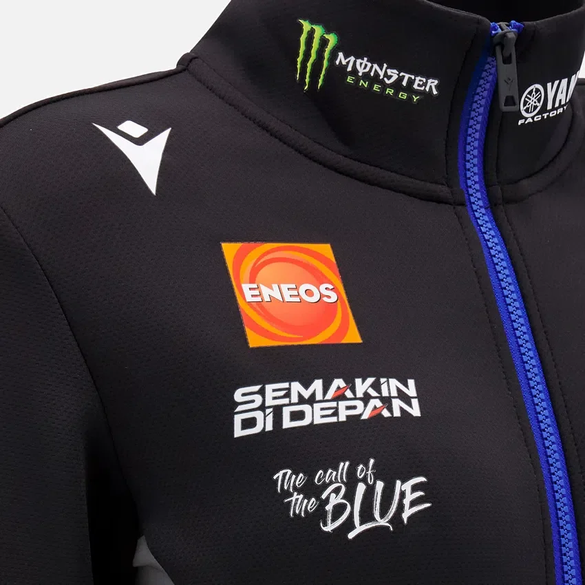 Yamaha Factory Racing 2025 Damen-Sweatshirt mit durchgehendem Reißverschluss Yamaha Factory Racing 2025 Damen-Sweatshirt mit durchgehendem Reißverschluss
