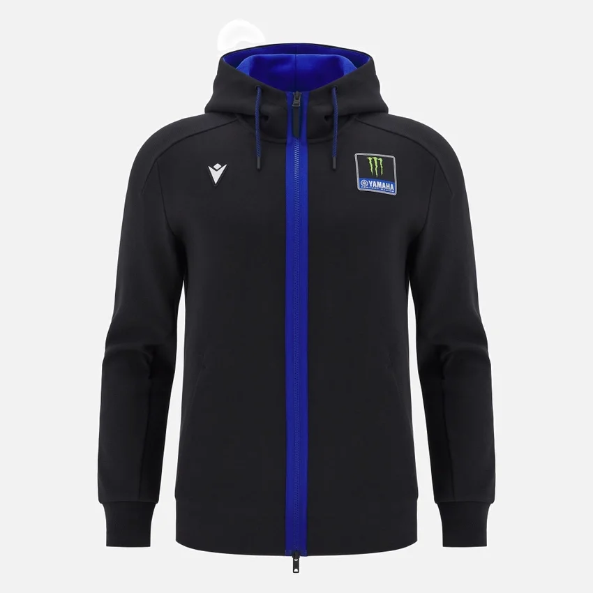 Yamaha Factory Racing 2025 Herren-Sweatshirt mit durchgehendem Reißverschluss Yamaha Factory Racing 2025 Herren-Sweatshirt mit durchgehendem Reißverschluss