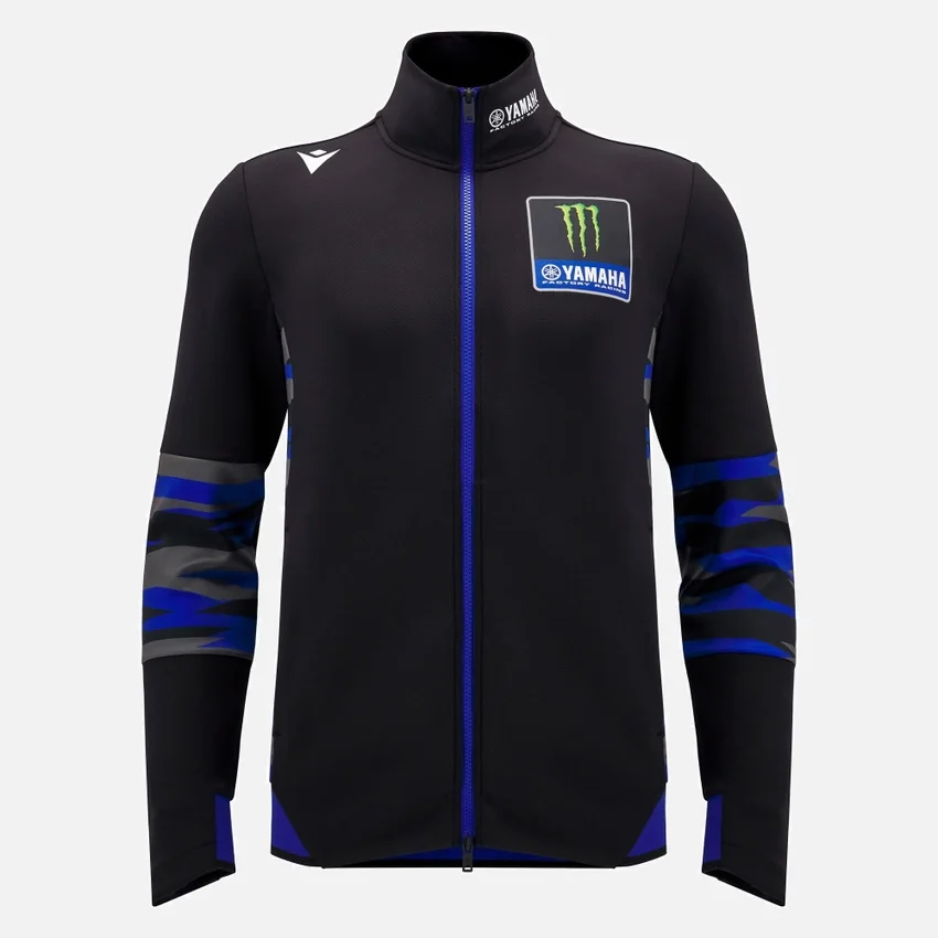 Yamaha Factory Racing 2025 Herren-Sweatshirt mit durchgehendem Reißverschluss Yamaha Factory Racing 2025 Herren-Sweatshirt mit durchgehendem Reißverschluss