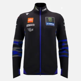Yamaha Factory Racing 2025 Herren-Sweatshirt mit durchgehendem Reißverschluss Yamaha Factory Racing 2025 Herren-Sweatshirt mit durchgehendem Reißverschluss
