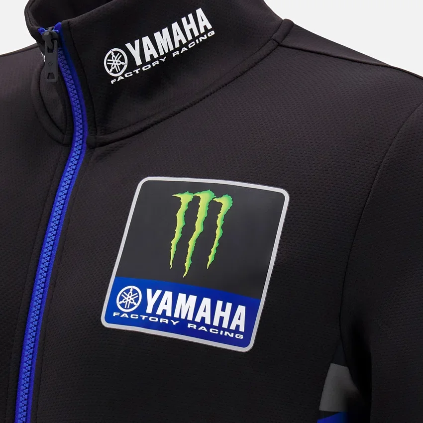 Yamaha Factory Racing 2025 Herren-Sweatshirt mit durchgehendem Reißverschluss Yamaha Factory Racing 2025 Herren-Sweatshirt mit durchgehendem Reißverschluss