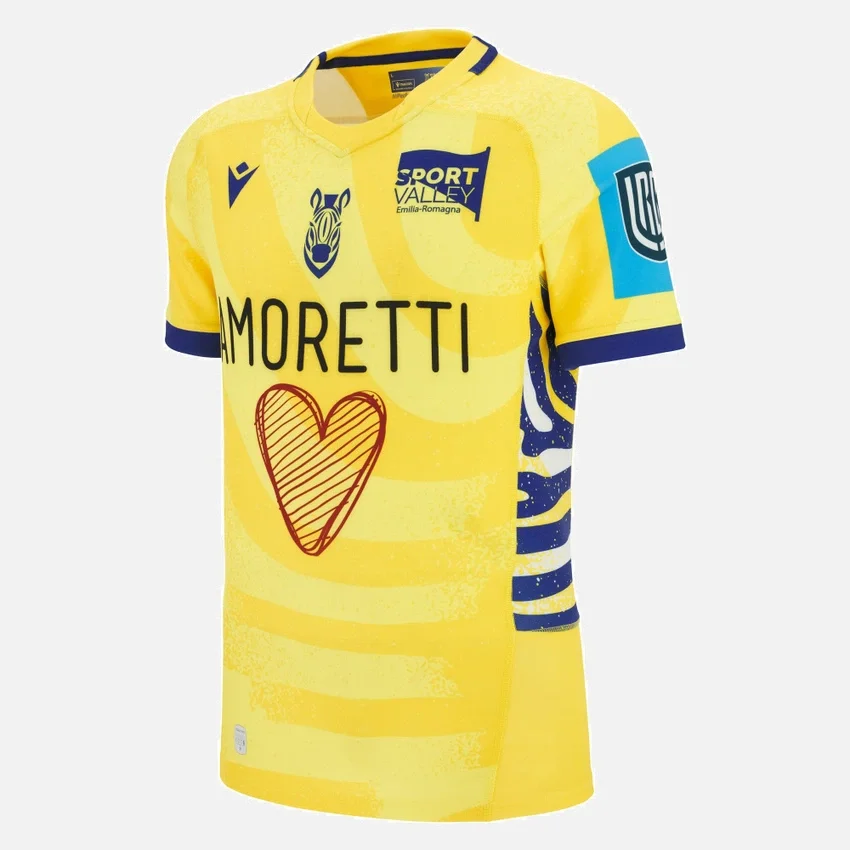 Zebre Parma 2025/26 Auswärtshemd für Erwachsene (Authentic) Zebre Parma 2025/26 Auswärtshemd für Erwachsene (Authentic)