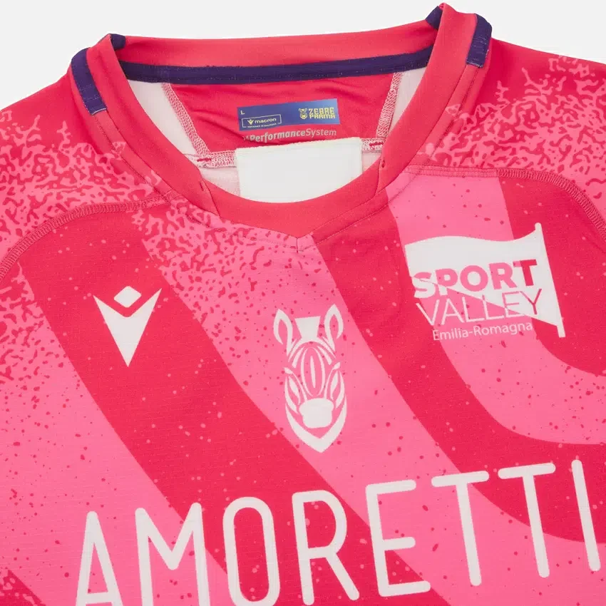 Zebre Parma 2025/26 Authentisches Auswärtshemd für Erwachsene Zebre Parma 2025/26 Authentisches Auswärtshemd für Erwachsene