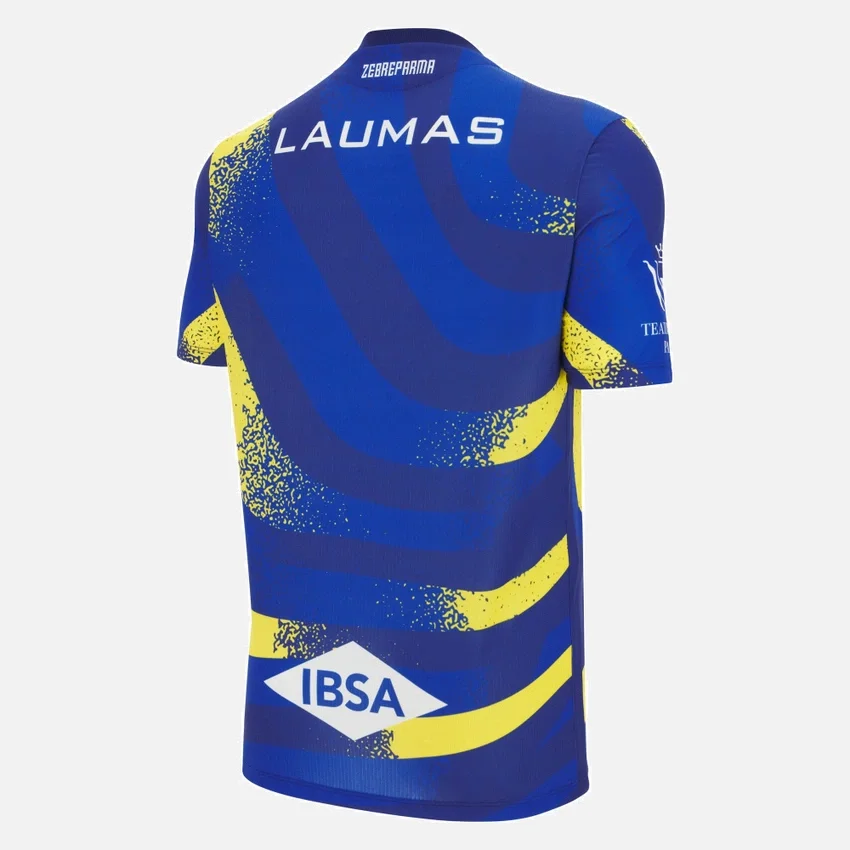 Zebre Parma 2025/26 Heimhemd für Erwachsene Zebre Parma 2025/26 Heimhemd für Erwachsene