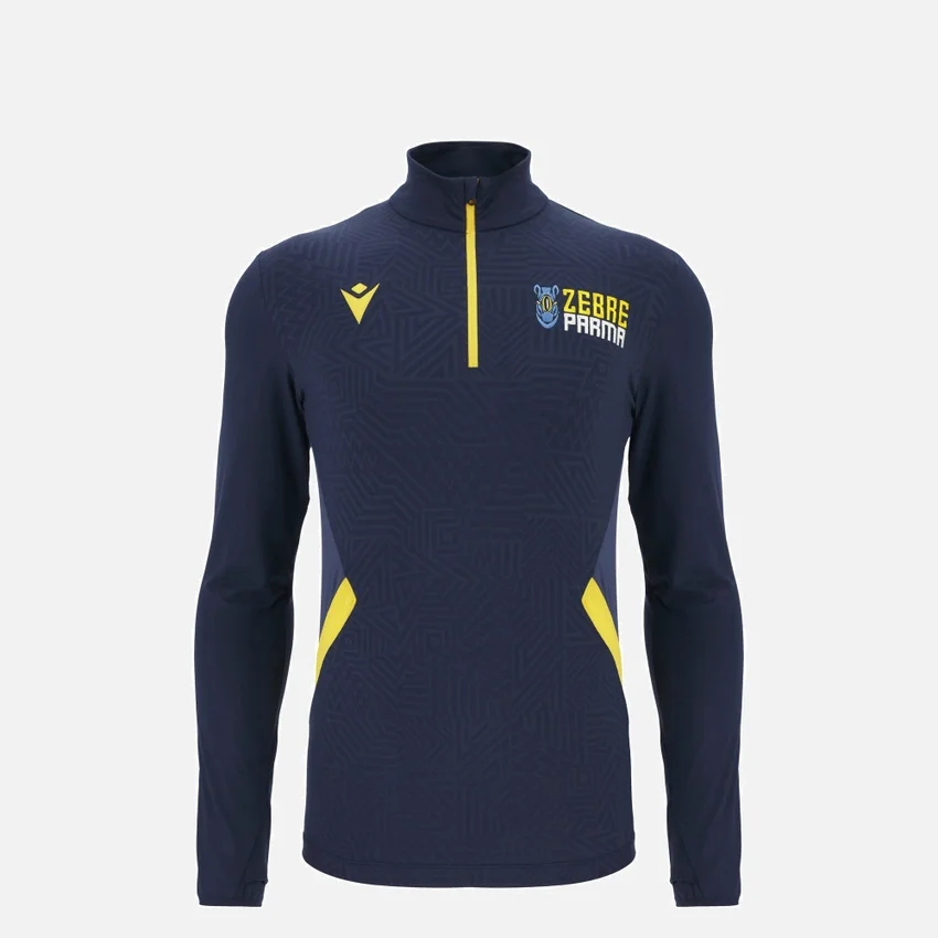 Zebre Parma 2025/26 Junior-Trainingssweatshirt mit 1/4-Reißverschluss Zebre Parma 2025/26 Junior-Trainingssweatshirt mit 1/4-Reißverschluss