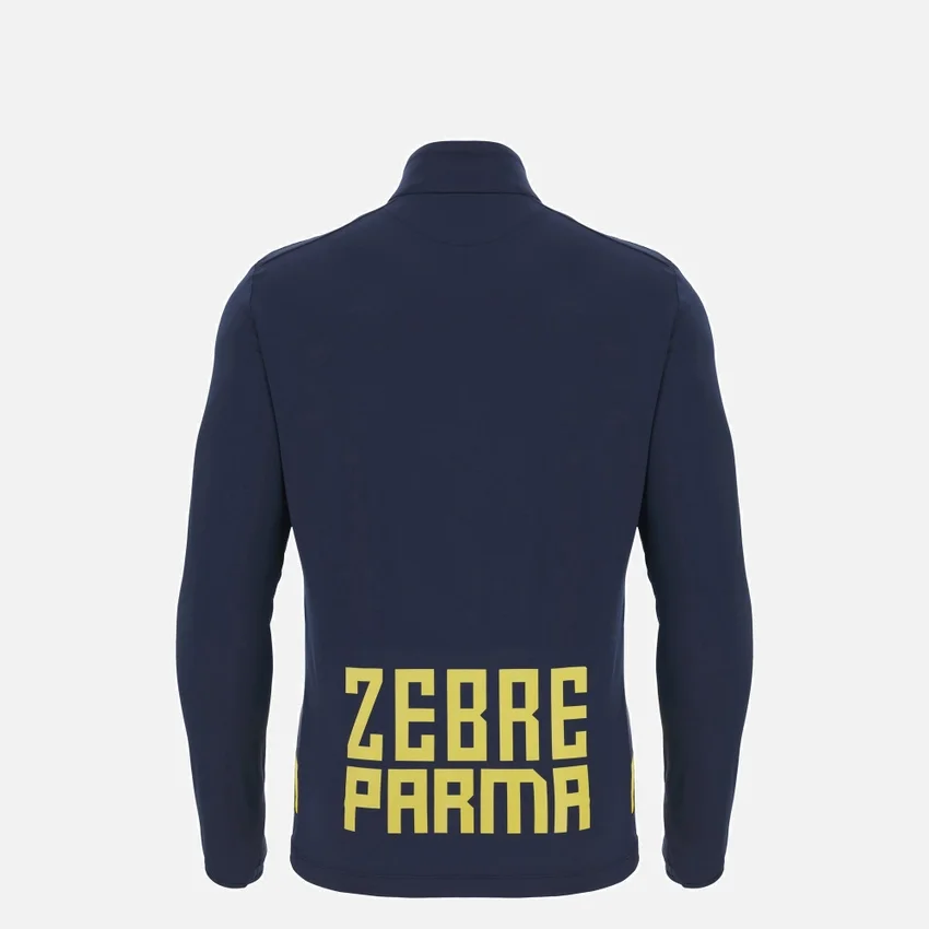 Zebre Parma 2025/26 Junior-Trainingssweatshirt mit 1/4-Reißverschluss Zebre Parma 2025/26 Junior-Trainingssweatshirt mit 1/4-Reißverschluss