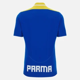 Zebre Parma 2025/26 Trainingshemd für Erwachsene, Blau Royal/Gelb