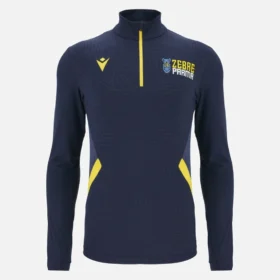 Zebre Parma 2025/26 Trainingssweatshirt für Erwachsene mit 1/4-Reißverschluss