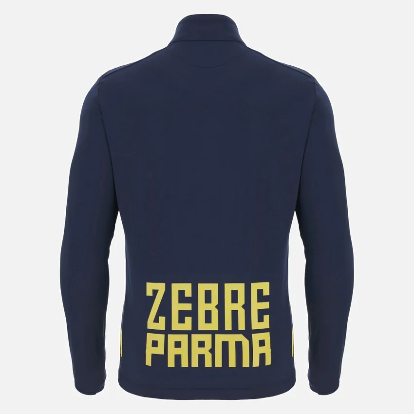 Zebre Parma 2025/26 Trainingssweatshirt für Erwachsene mit 1/4-Reißverschluss Zebre Parma 2025/26 Trainingssweatshirt für Erwachsene mit 1/4-Reißverschluss